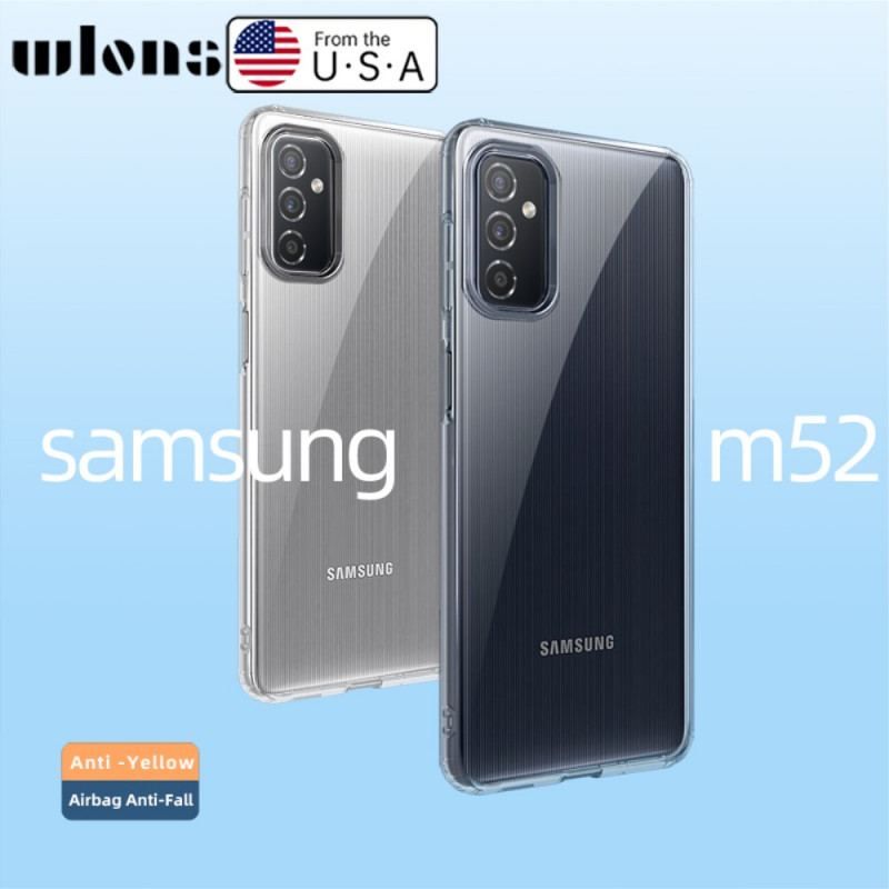 Cover Samsung Galaxy M52 5G Fukela Gennemsigtig