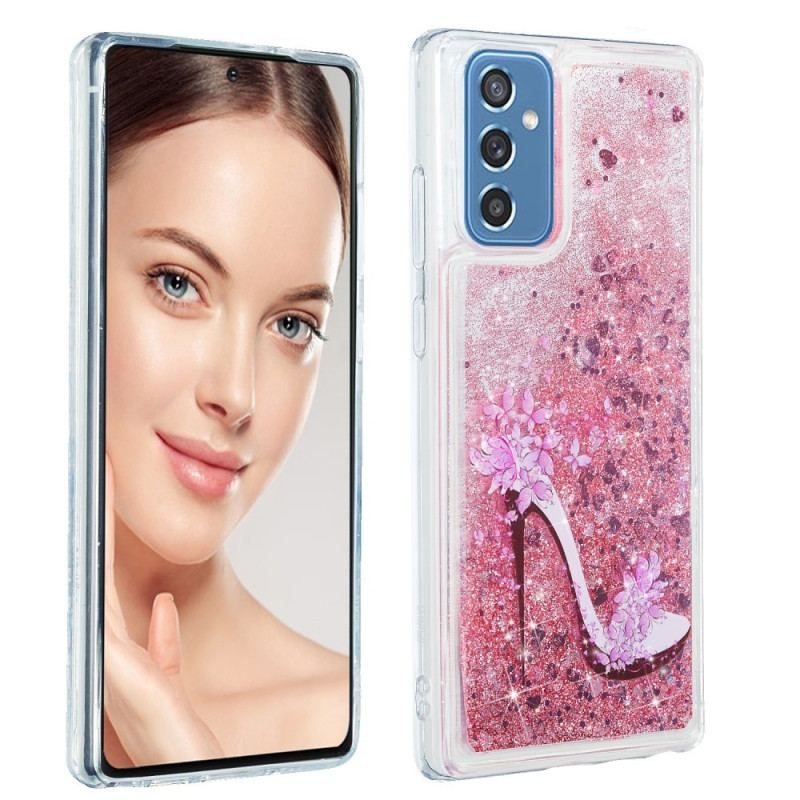 Cover Samsung Galaxy M52 5G Glitrende Glitter