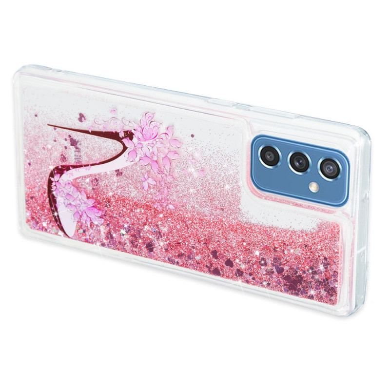 Cover Samsung Galaxy M52 5G Glitrende Glitter