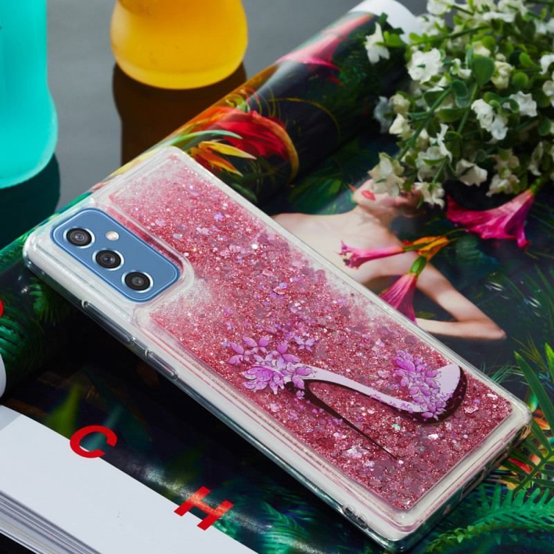 Cover Samsung Galaxy M52 5G Glitrende Glitter