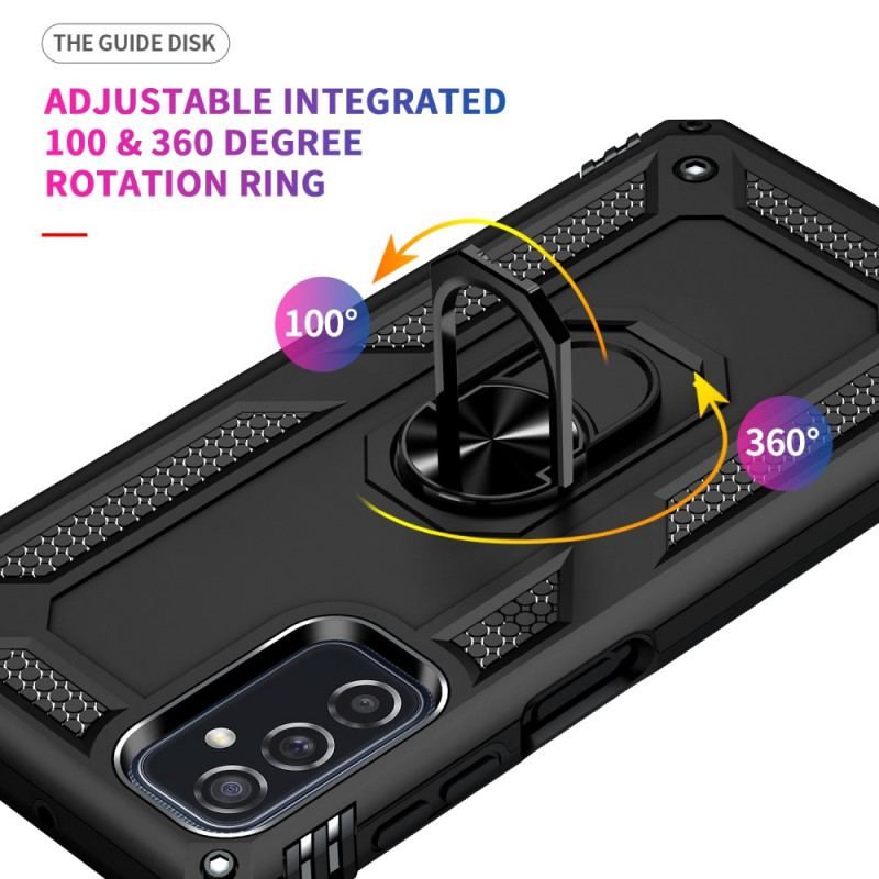 Cover Samsung Galaxy M52 5G Justerbar Metalring