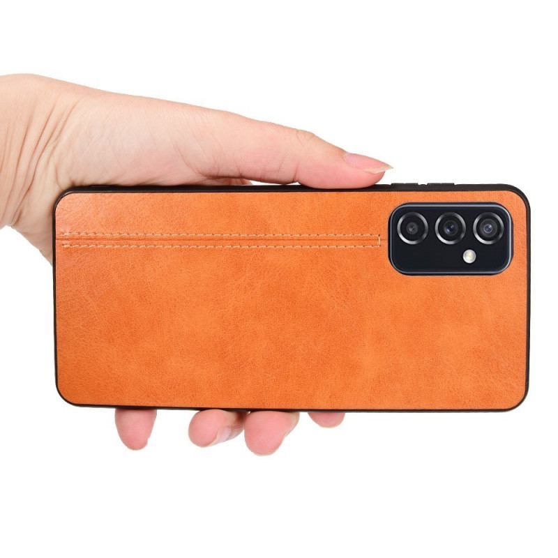 Cover Samsung Galaxy M52 5G Kunstlæder Med Piping