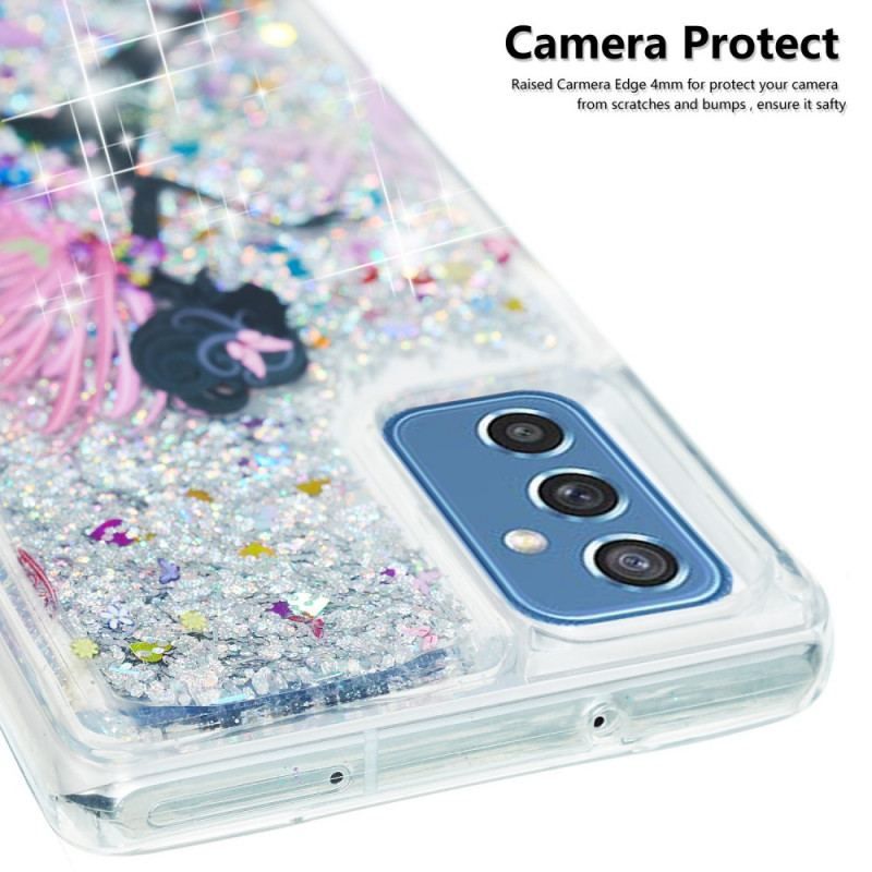 Cover Samsung Galaxy M52 5G Prinsesse Pailletter