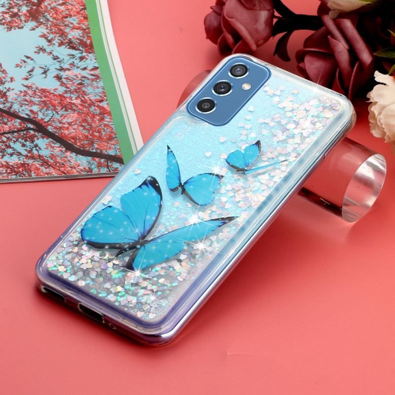 Cover Samsung Galaxy M52 5G Safir Sommerfugl