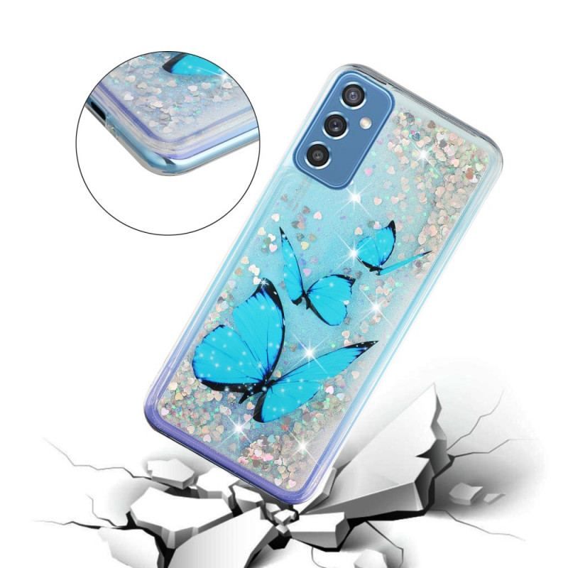 Cover Samsung Galaxy M52 5G Safir Sommerfugl