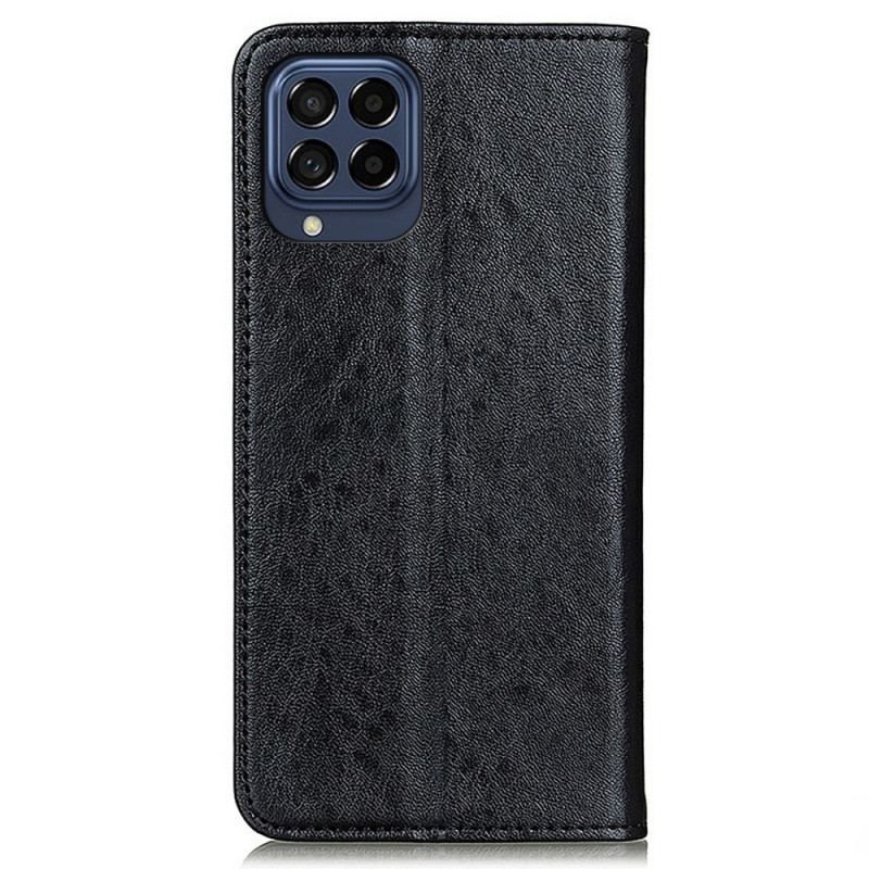 Cover Samsung Galaxy M53 5G Flip Cover Læder Tekstur