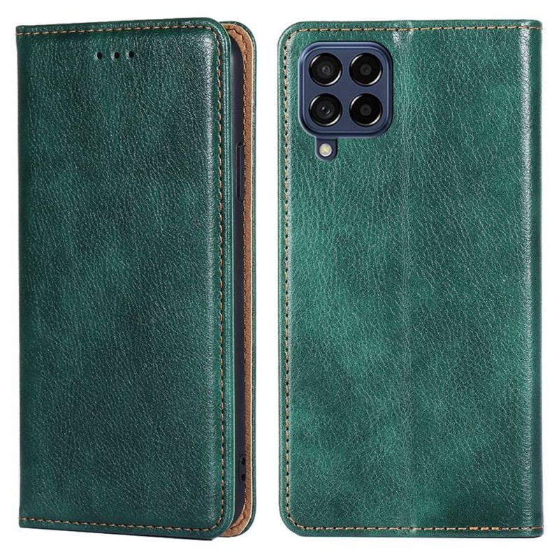 Cover Samsung Galaxy M53 5G Flip Cover Retro Imiteret Læder