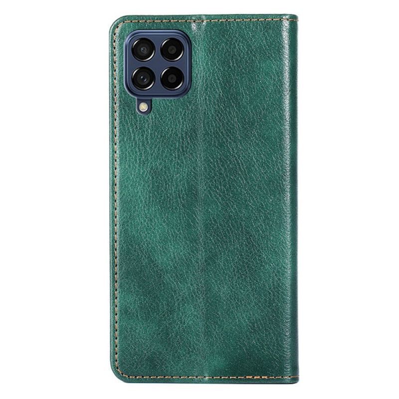 Cover Samsung Galaxy M53 5G Flip Cover Retro Imiteret Læder