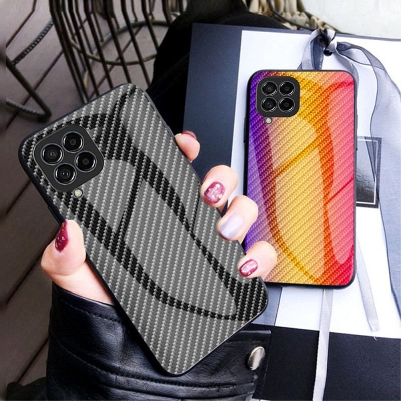 Cover Samsung Galaxy M53 5G Kulfiber Hærdet Glas