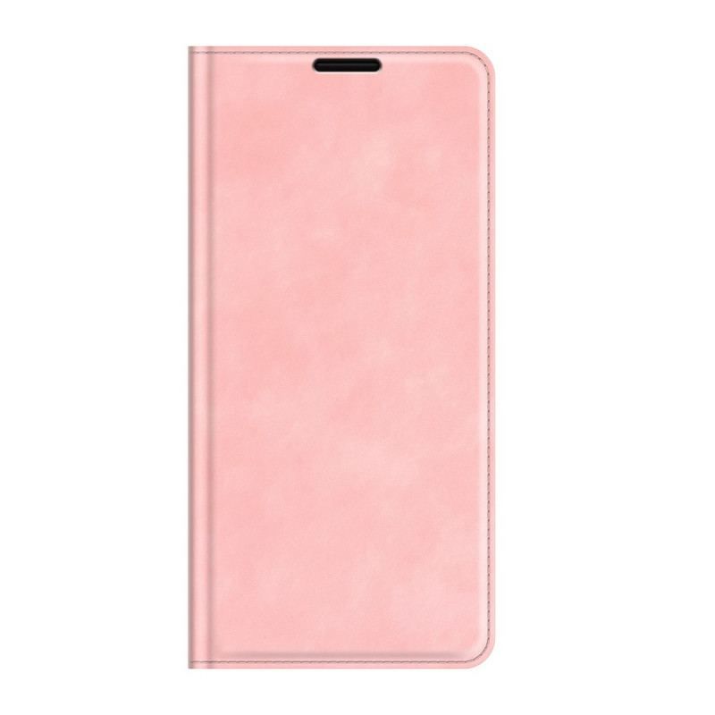 Cover Samsung Galaxy S22 5G Flip Cover Silky Touch Lædereffekt