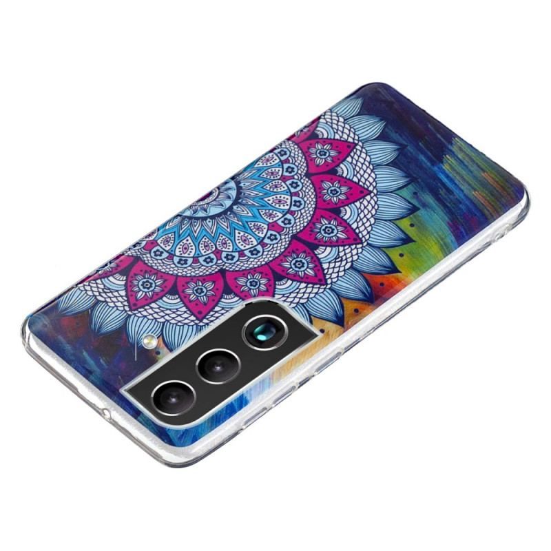 Cover Samsung Galaxy S22 5G Fluorescerende Blomsterserie