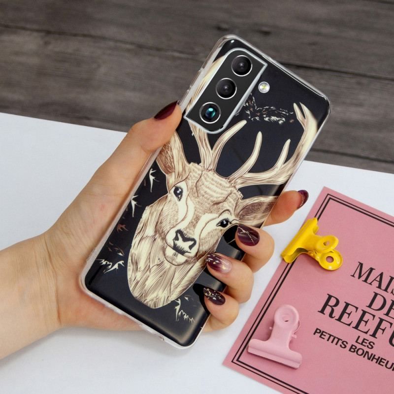 Cover Samsung Galaxy S22 5G Fluorescerende Majestic Deer