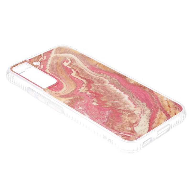 Cover Samsung Galaxy S22 5G Glitrende Marmor