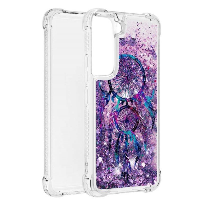 Cover Samsung Galaxy S22 5G Glitter Drømmefanger