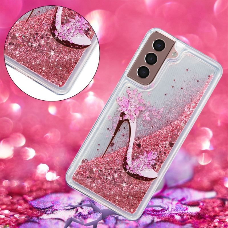 Cover Samsung Galaxy S22 5G Glitter Pumpe