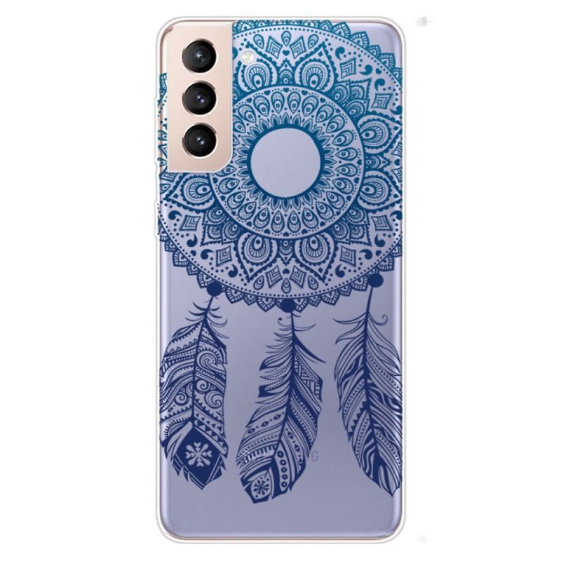 Cover Samsung Galaxy S22 5G Mandala Med Enkelt Blomst