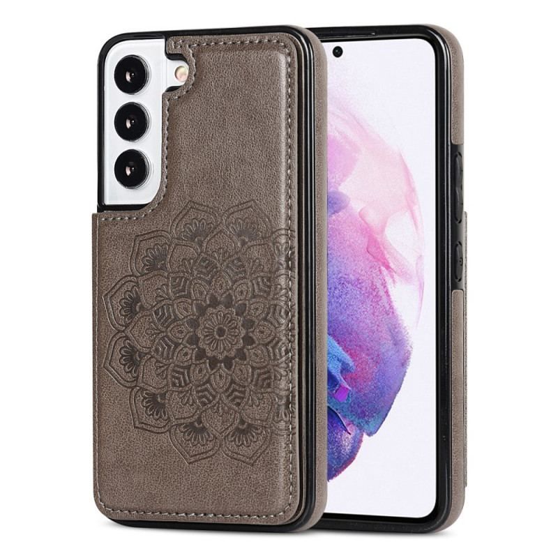 Cover Samsung Galaxy S22 5G Mandala Print Kortholder