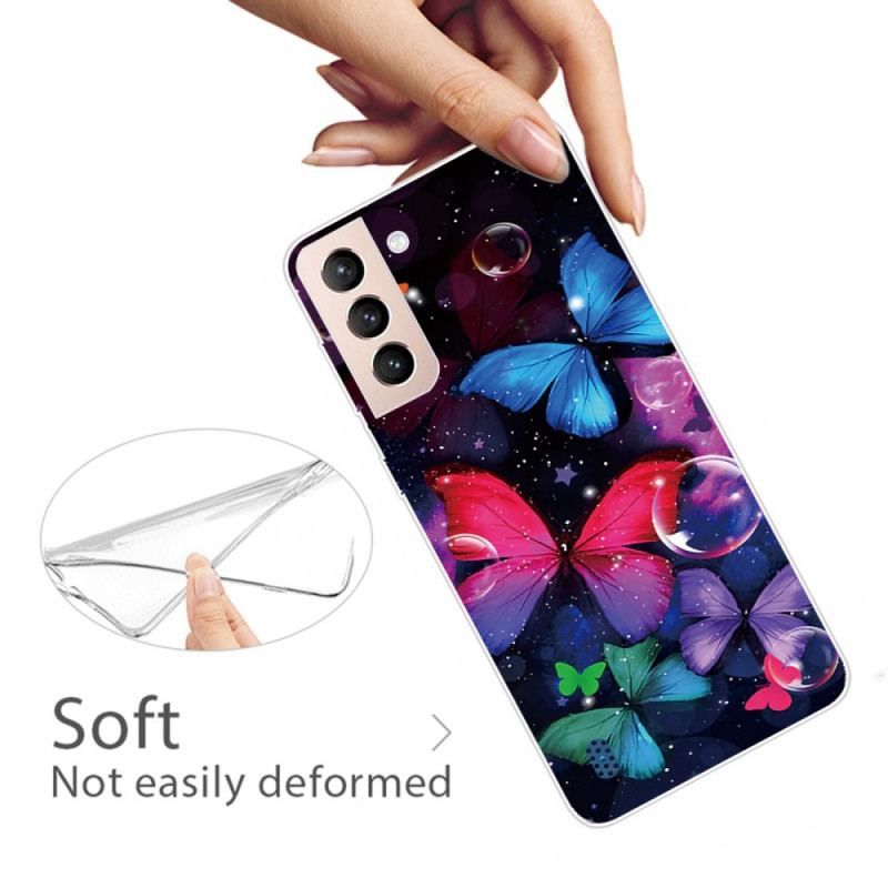 Cover Samsung Galaxy S22 Plus 5G Fleksible Sommerfugle