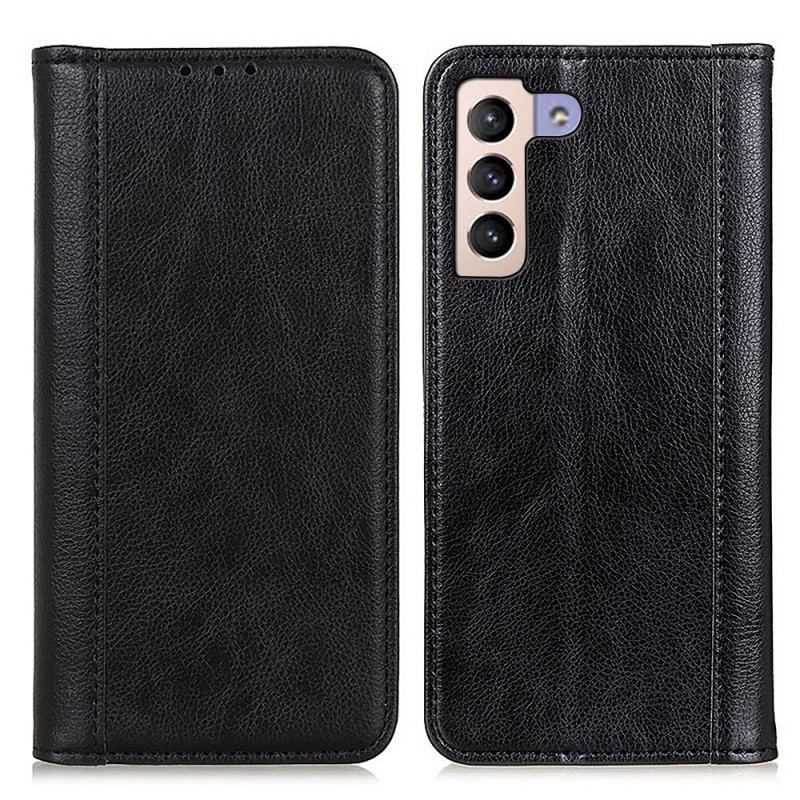 Cover Samsung Galaxy S22 Plus 5G Flip Cover Elegance Split Litchi Læder