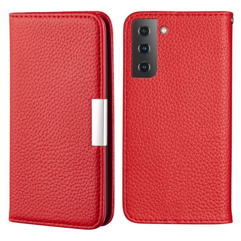 Cover Samsung Galaxy S22 Plus 5G Flip Cover Imiteret Læder Litchi Ultra Chic