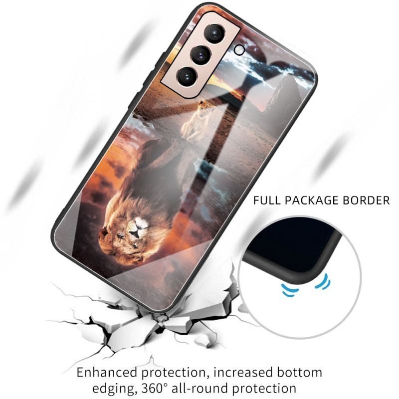 Cover Samsung Galaxy S22 Plus 5G Lion Cub's Dream Hærdet Glas