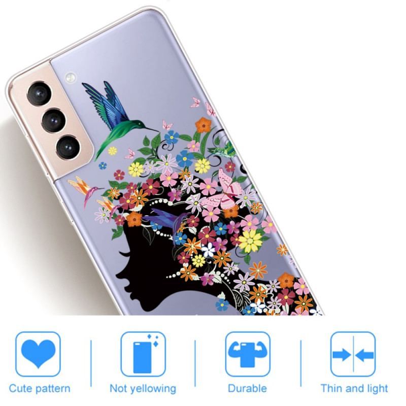 Cover Samsung Galaxy S22 Plus 5G Smukt Blomsterhoved