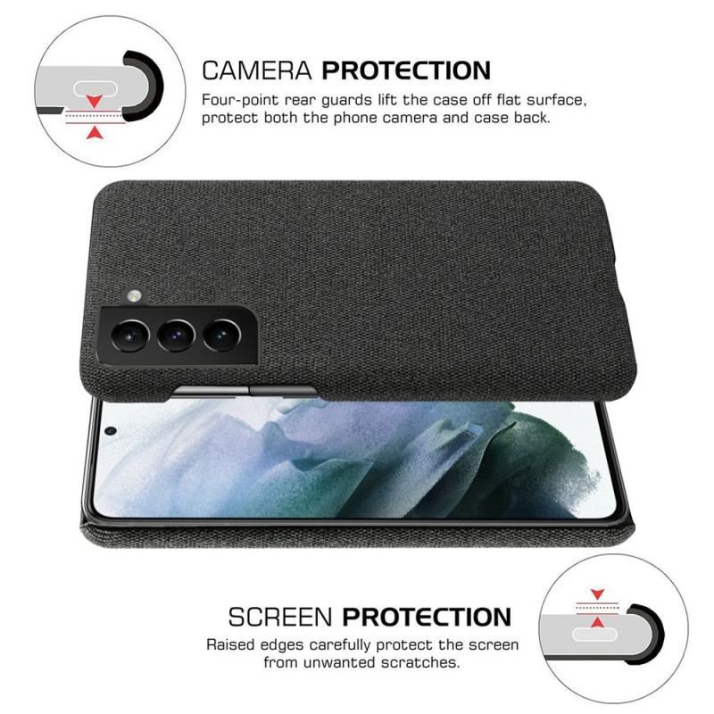 Cover Samsung Galaxy S22 Plus 5G Teksturstof Ksq