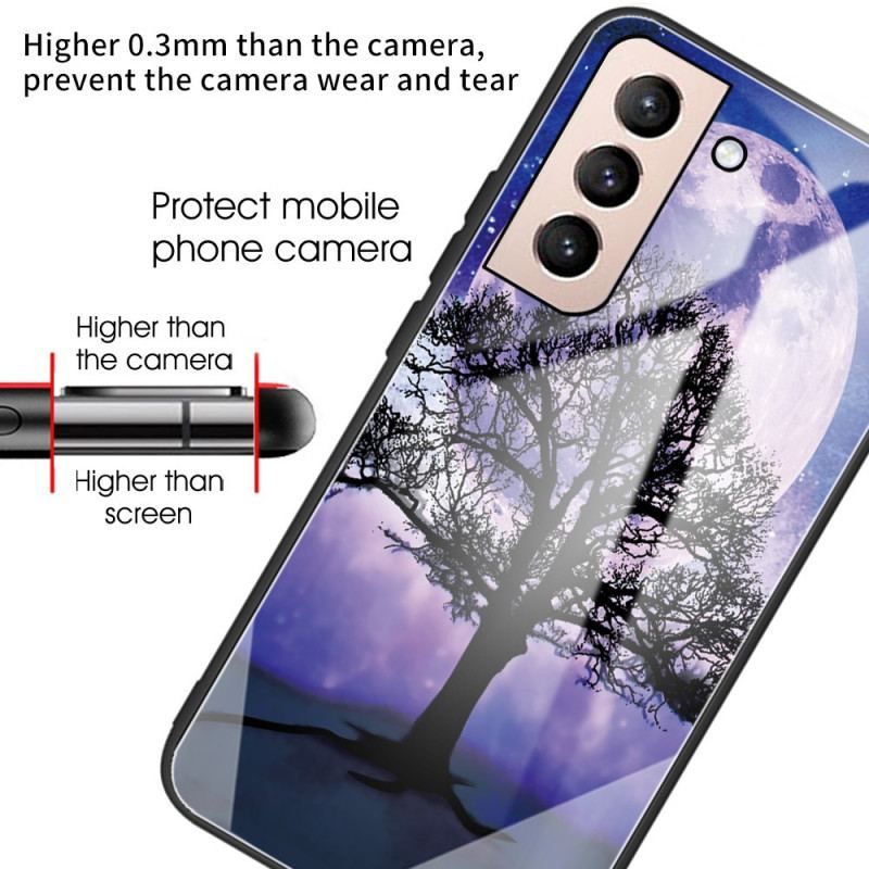 Cover Samsung Galaxy S22 Plus 5G World Tree Hærdet Glas