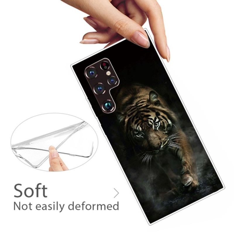 Cover Samsung Galaxy S22 Ultra 5G Fleksibel Tiger