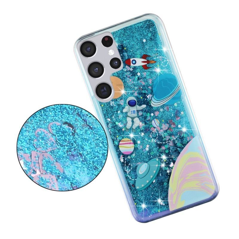 Cover Samsung Galaxy S22 Ultra 5G Space Pailletter