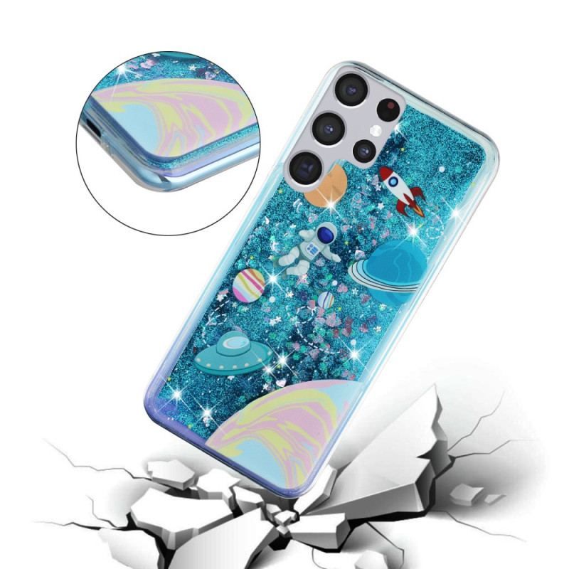 Cover Samsung Galaxy S22 Ultra 5G Space Pailletter