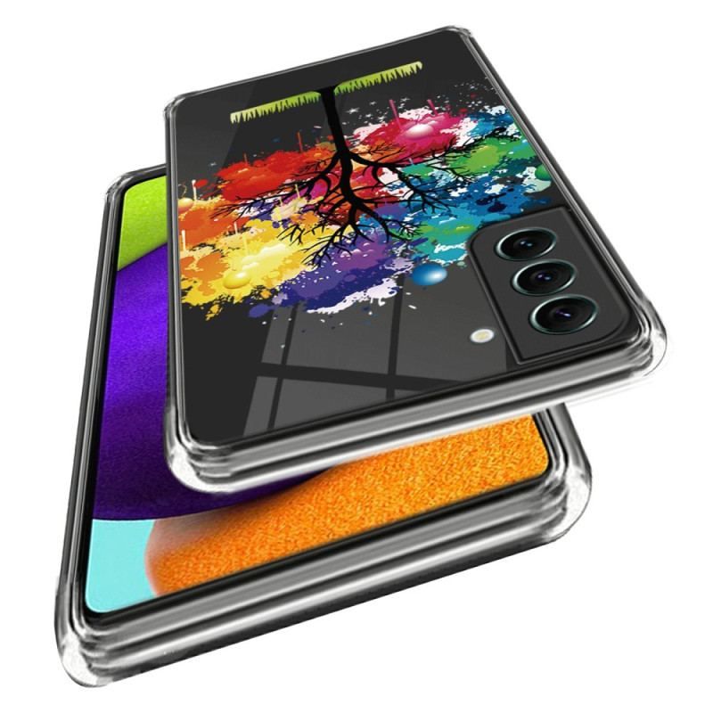 Cover Samsung Galaxy S23 5G Sømløst Akvareltræ