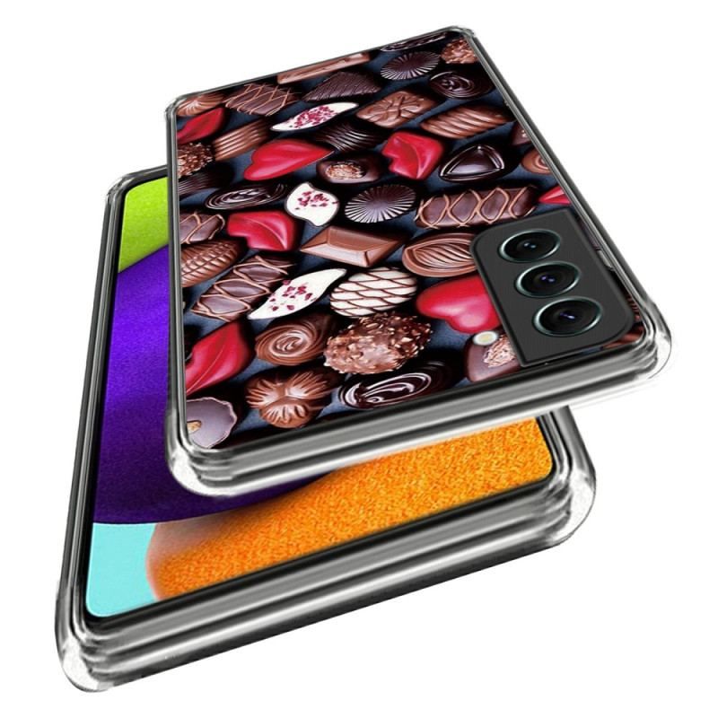 Cover Samsung Galaxy S23 Plus 5G Fleksibel Chokolade