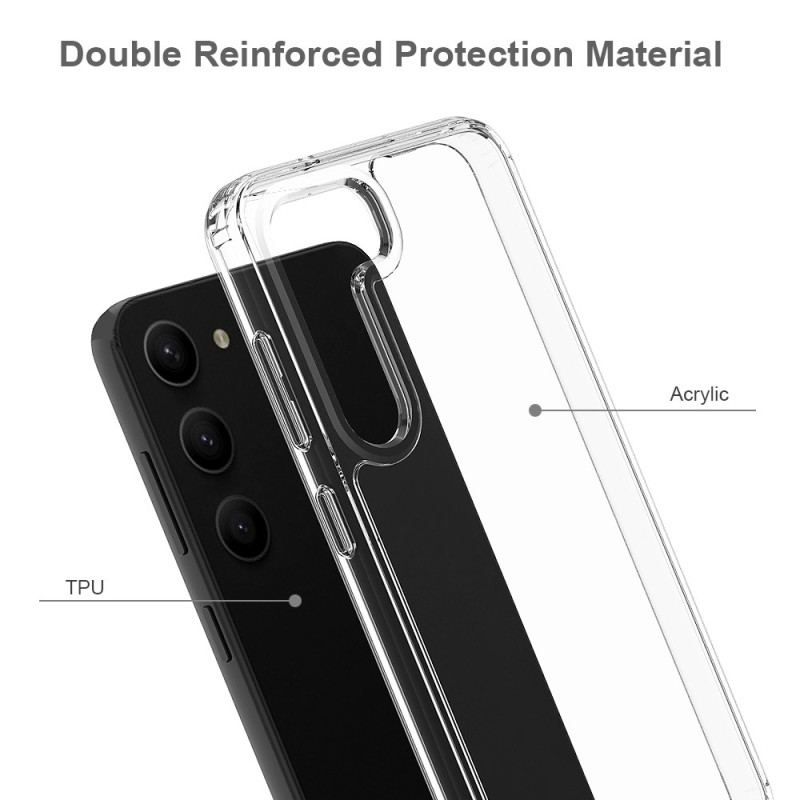 Cover Samsung Galaxy S23 Plus 5G Gennemsigtig Anti-gulning