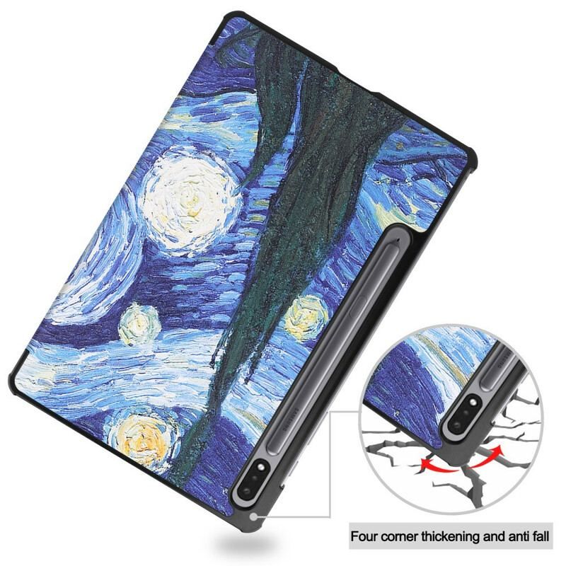 Cover Samsung Galaxy Tab S8 / Tab S7 Starry Night Penneholder