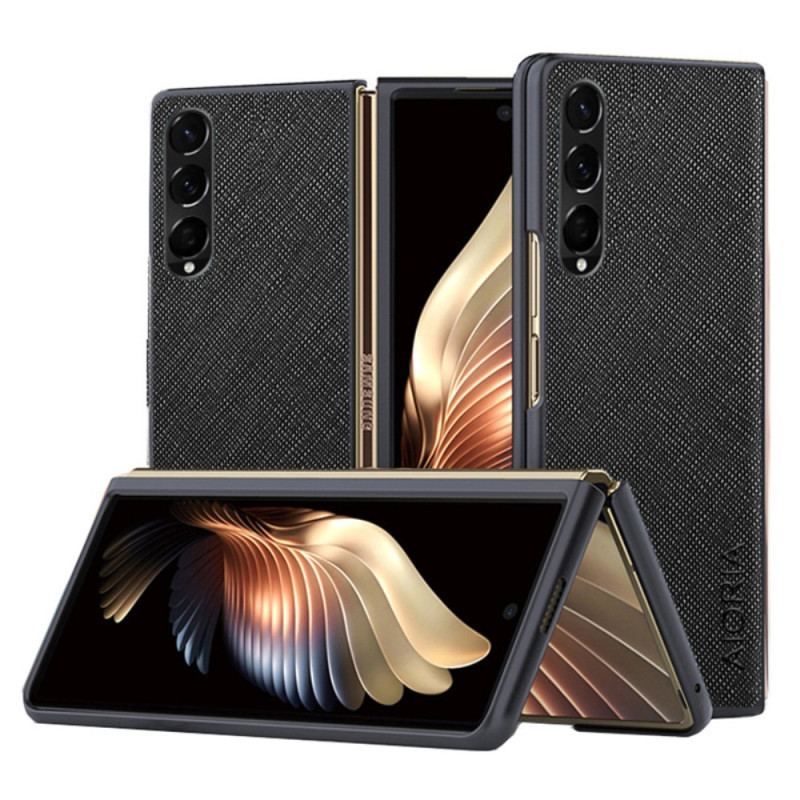 Cover Samsung Galaxy Z Fold 4 Aioria Vævet Tekstur I Imiteret Læder