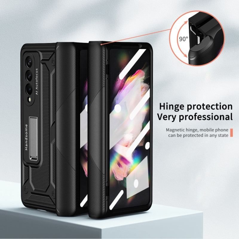 Cover Samsung Galaxy Z Fold 4 Beskyttelsessæt Dobbelt Beskyttelse Hærdet Glas