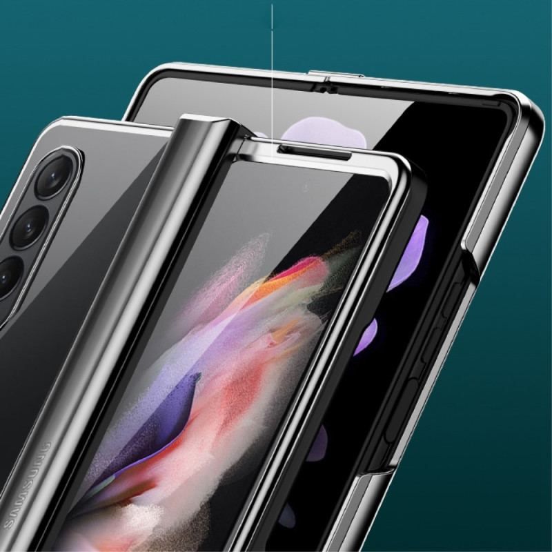 Cover Samsung Galaxy Z Fold 4 Klar Metallisk Hængslet