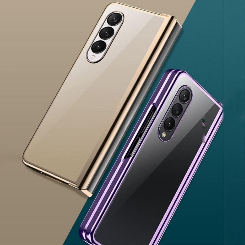 Cover Samsung Galaxy Z Fold 4 Klar Metallisk Hængslet