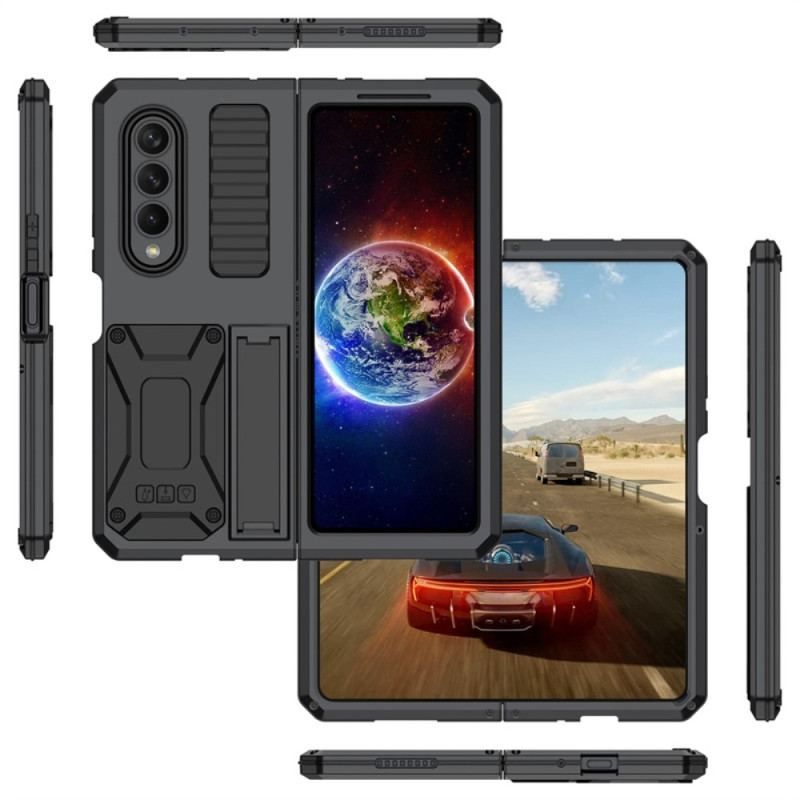 Cover Samsung Galaxy Z Fold 4 Ultra-resistente Tredobbelte Materialer