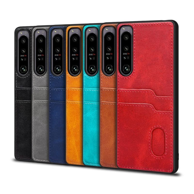 Cover Sony Xperia 1 IV Dobbelt Kortholder