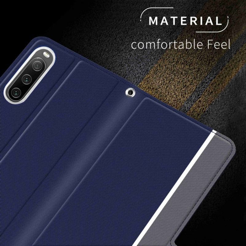 Cover Sony Xperia 10 IV Flip Cover Bicolor Baiyu