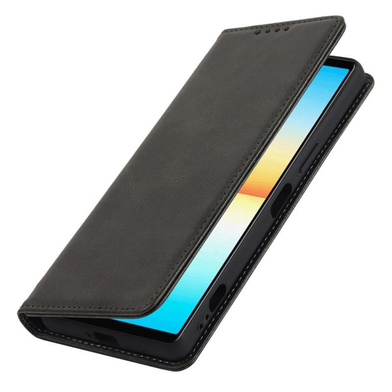 Cover Sony Xperia 10 IV Flip Cover Klassisk Design