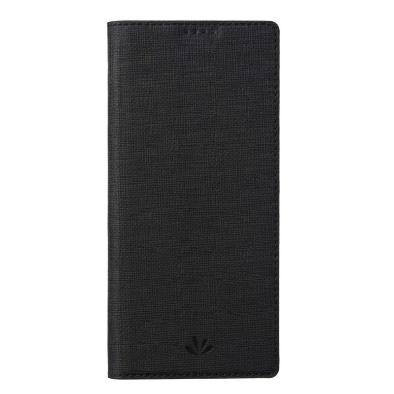 Cover Sony Xperia 10 IV Flip Cover Vili Stoftekstur