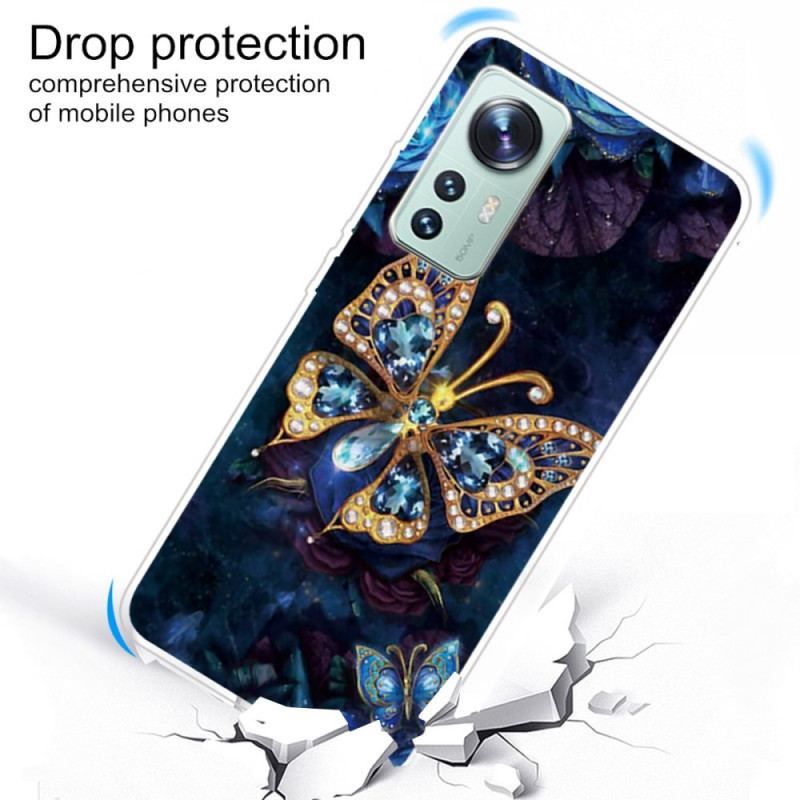 Cover Xiaomi 12 / 12X Enchanted Butterfly Silikone