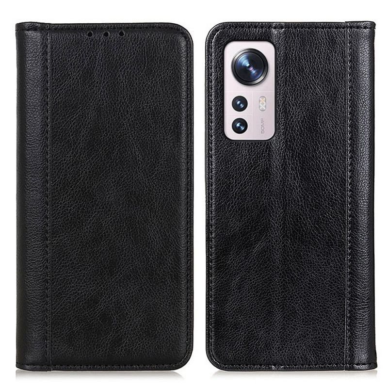 Cover Xiaomi 12 / 12X Flip Cover Farvet Version Split Læder