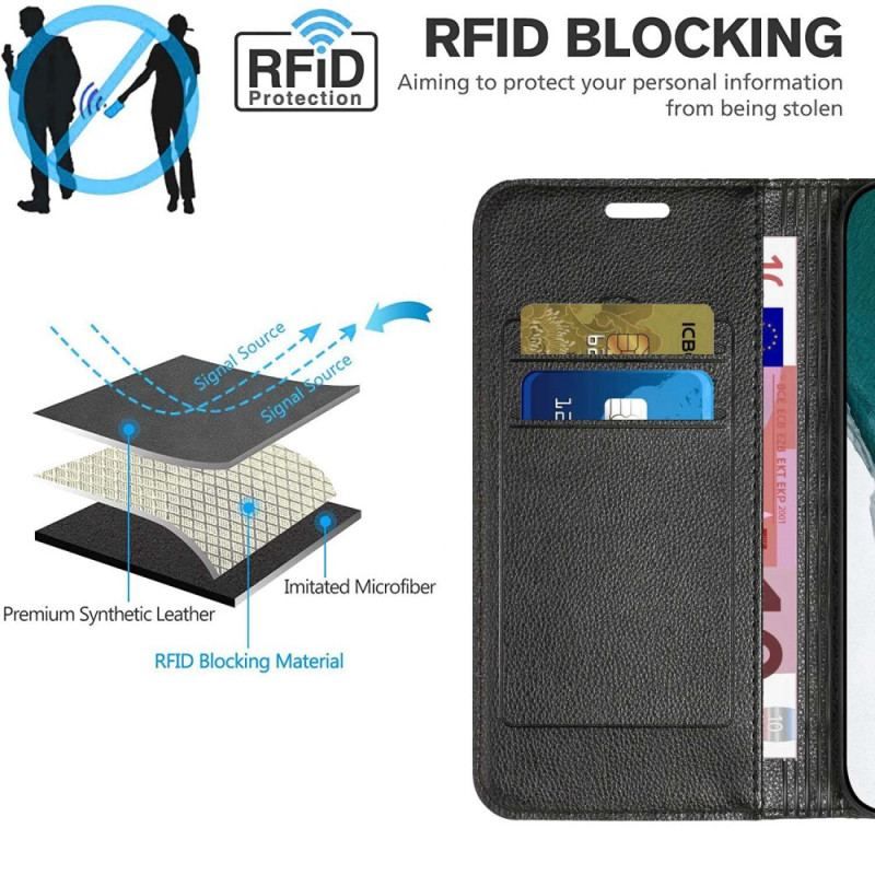 Cover Xiaomi 12 / 12X Flip Cover Rfid Diamanter