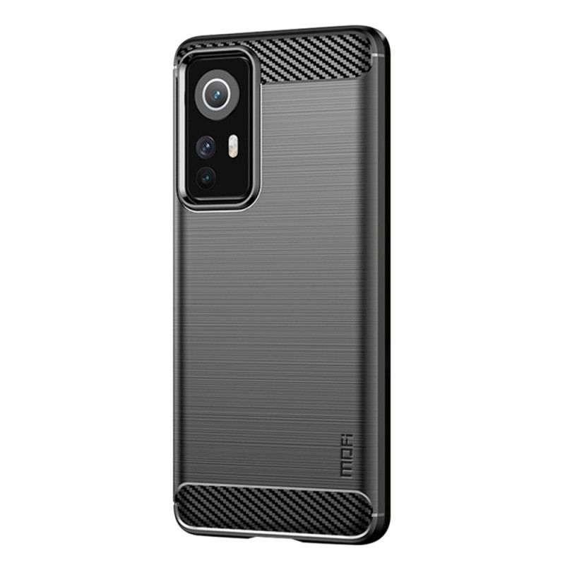 Cover Xiaomi 12 / 12X Mofi Børstet Kulfiber