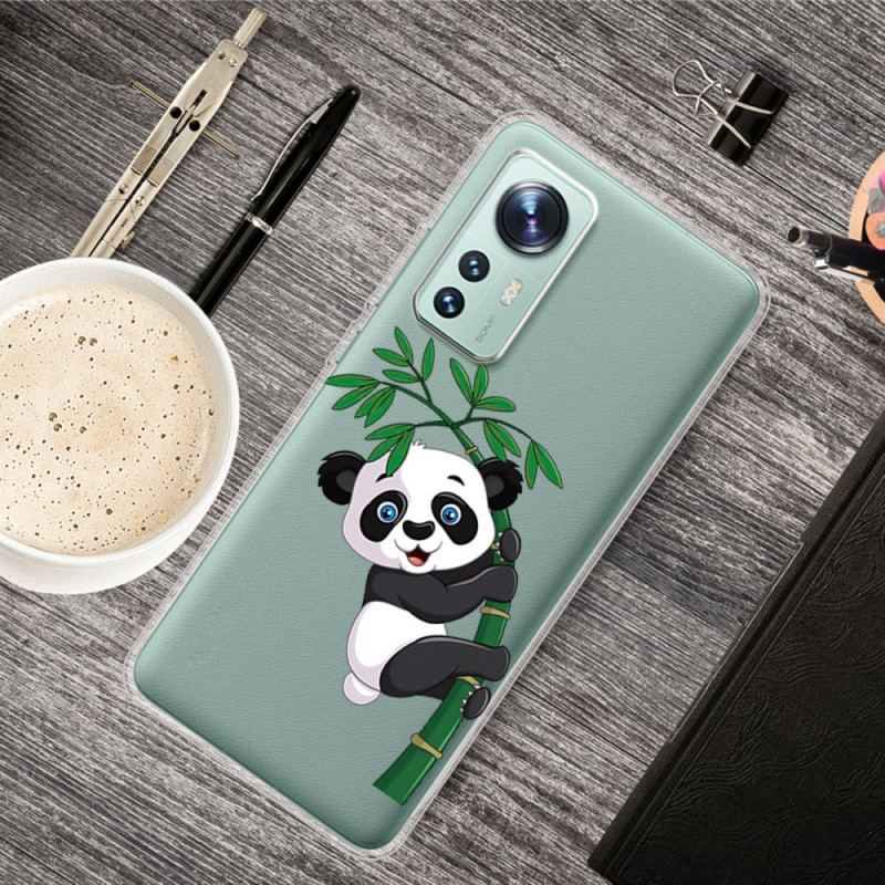 Cover Xiaomi 12 / 12X Panda På Bambus