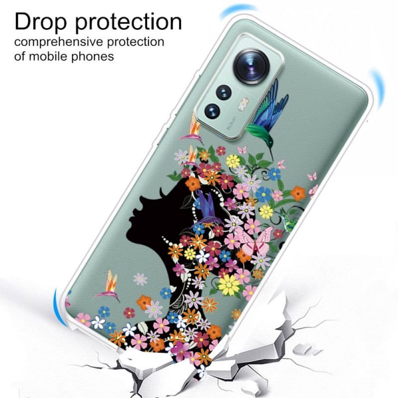 Cover Xiaomi 12 / 12X Smukt Blomsterhoved